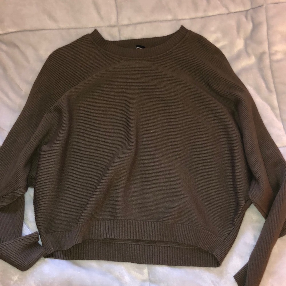 Dark green sweater